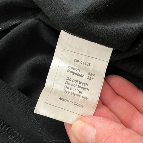 TOV Holy- G inc Short Sleeve  Black Dress Tunic Zipper Up Back Size EUR 40/US 8 - Picture 13 of 14